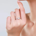 Charger l&#39;image dans la galerie, Bague - Heart blanc
