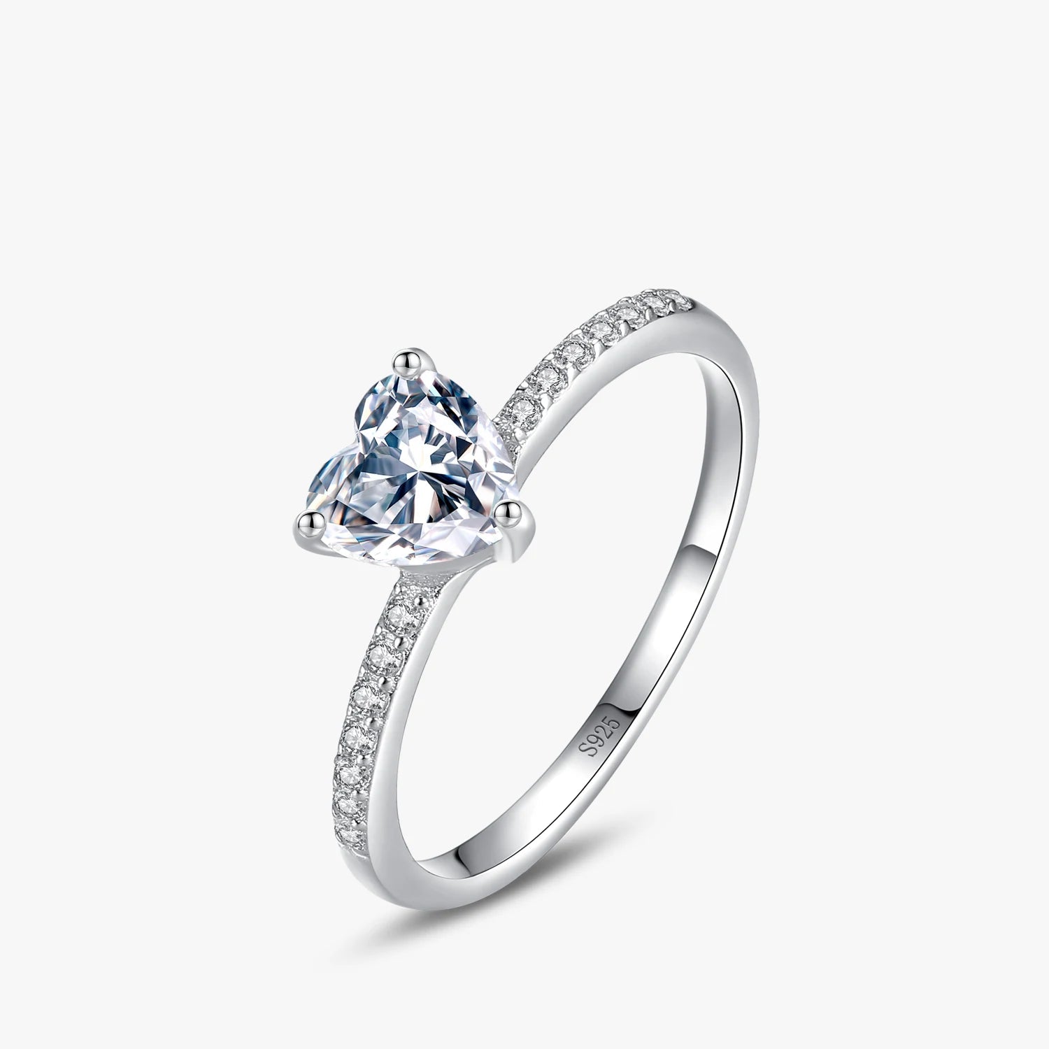 Bague - Heart blanc