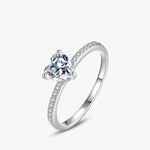 Charger l&#39;image dans la galerie, Bague - Heart blanc
