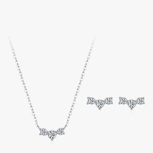 Set collier & boucles d'oreilles - Passion